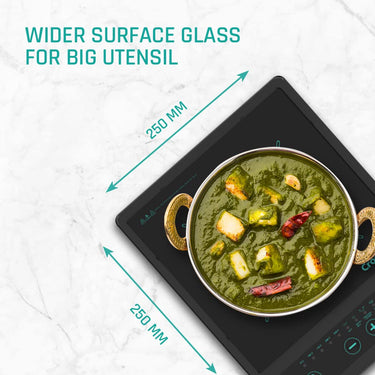 28 cm wide crompton instaserve 1500 w induction cooktop