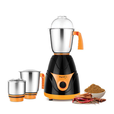 Pigeon mx7 Polycarbonate Black Pearl Mixer Grinder 750W Multicolor