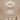 WOKE Modern Crystal Bead Flush Mount 1-Light 8 Inch