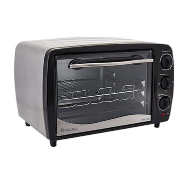 Bajaj Majesty 1603 TSS 16L OTG Oven - Stainless Steel, Baking & Grilling, 2-Year Warranty, 1200W (Black & Silver)
