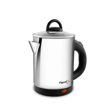Pigeon 1.7L Hot Stainless Steel Electric Kettle, 1500W, Silver – Large Capacity