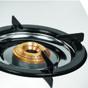 Pigeon 123 3-Burner LPG Gas Stove (Silver, Manual Ignition)
