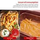 Pigeon Air Fryer Oven 25L - 2-in-1 OTG & Airfryer - 1400W Air Fry, Bake, Toast, Broil & Defrost (Black) by Bijli ki Dukan