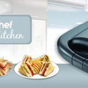 Prestige 800W Grill Sandwich Toaster – Non-Stick Heating Plates Black (PGMFB)