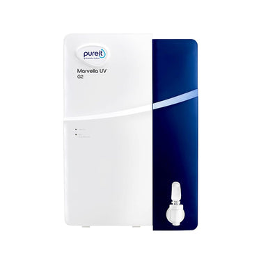 Pureit Marvella 4L UV Water Purifier with 4-Stage Purification, White & Blue