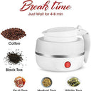 SKADIOO Electric Kettle 600W - Portable Foldable Hot Water & Tea Coffee Maker for Travel