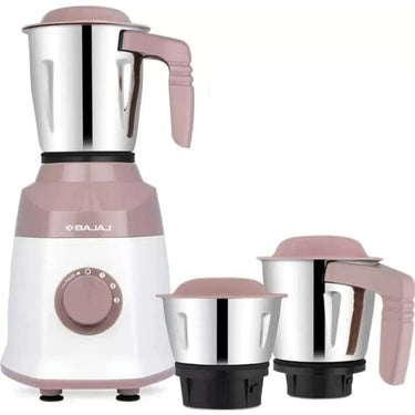 Bajaj Military Series Duetto 500W Mixer Grinder 3 Jars White Lilac